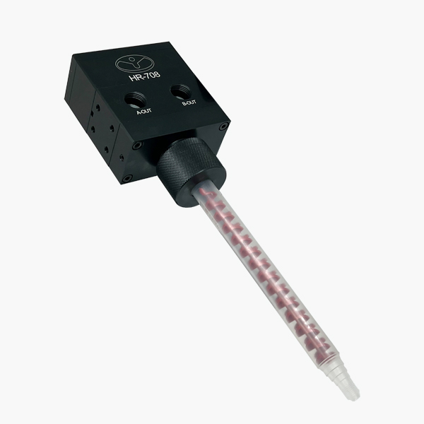 AB Glue Circulation Valve With Dynamic Mixer