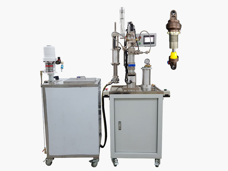 VACUUM LIQUID OIL FILLING DEVICE FOR SHOCK ABSORBER
